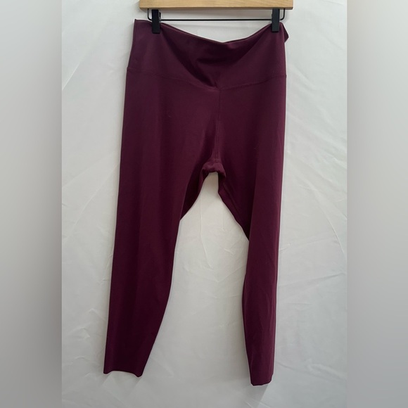 Nike Pants - NIKE Women’s Wine Dri-Fit High Waist 7/8 Butter Compression Leggings NWOT, XXL